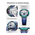 Miniatyrbild 8 av 11: Ersättningsram Metallram Tillbehör för Xiaomi Watch S4 Scale Silver one size