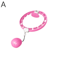 Miniatyrbild 10 av 11: Smart Avtagbar Hu-la Hoop 2-i-1 Justerbar PP Material Hu-La Pink 1pc