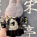 Miniatyrbild 8 av 11: Labubu 17cm V1 Plyschdocka Waifu Sitt Sitt Party Obi Kimono Kläder Docka Q1k9 Red only clothes no doll
