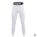 Miniatyrbild 5 av 11: Herr Kompressionstights Byxor Träningsbyxor Löpning Fitness Joggingbyxor Multi-line black L