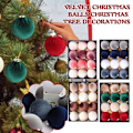 Miniatyrbild 5 av 11: Julgranskulor i sammet - 12 st Okrossbara julgranskulor Decora G1X7 A 1set