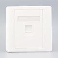 Miniatyrbild 3 av 11: LAN CAT6 Uttag Vägguttag Nätverk Ethernet Panel Frontplatta RJ45 H3O9 whiteB 86mm*86mm