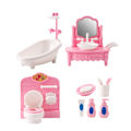 Miniatyrbild 1 av 11: Pedagogiska Leksaker Simulation Kök Badrum Pussel C5O7 Leksak O1Z7 S7A3 D6B5 bathroom 1set