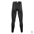 Miniatyrbild 6 av 11: Herr Kompressionstights Byxor Träningsbyxor Löpning Fitness Joggingbyxor Multi-line black L