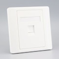 Miniatyrbild 5 av 11: LAN CAT6 Uttag Vägguttag Nätverk Ethernet Panel Frontplatta RJ45 H3O9 whiteB 86mm*86mm