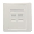 Miniatyrbild 9 av 11: LAN CAT6 Uttag Vägguttag Nätverk Ethernet Panel Frontplatta RJ45 H3O9 whiteA 86mm*86mm