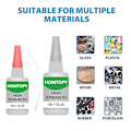 Miniatyrbild 2 av 11: Svetsning Höghållfast Oljig Lim - Uniglue Universal Superlim 30/50g X 50g One-size
