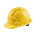 Miniatyrbild 1 av 11: Förtjockad V-formad ABS säkerhetshjälm, skyddshjälm för byggarbetsplatser[ Yellow One size