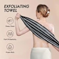 Miniatyrbild 3 av 11: Exfolierande duschhandduk, dubbelsidig badhandduk дφ K1Z2 M8S6 01 1pcs