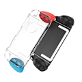 Miniatyrbild 4 av 11: För Nintendo Switch 2 (2025) NS 2 Dockningsbar Delad Skal Skyddsfodral ~HET~REA! black grip Transparent shell