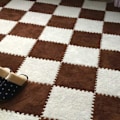 Miniatyrbild 7 av 11: Suede skarvning Matta Mjuk Plysch Matta Heminredning Mattor För Barn Dekor Sovrum S7Q0 rose red 1pcs