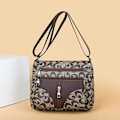 Miniatyrbild 2 av 11: Dam Crossbody Väska Liten Brun Mjukt Läder BrownA One size