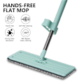 Miniatyrbild 2 av 11: Mikrofiber Plattmopp Hands Free Squeeze Rengöring Golv med Moppar Tvättbar K5 I6L3