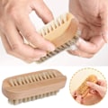 Miniatyrbild 10 av 11: Dubbelsidig nageldammborste, nagelborstar, badborste för handvård Hot I6
