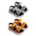 Miniatyrbild 6 av 11: Barnsandaler Halkfria Mjuka Sulor Strandskor Pojkar Bästa Sandaler Sommar B2U3 gray 23