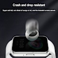 Miniatyrbild 7 av 11: HFINGAQEX Mjuk TPU Klar Smartband Skydd för Samsung Galaxy Fit 3 Smart Armbandsskydd TPU För Fit3 Skärm R3R6 Skydd