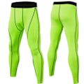 Miniatyrbild 10 av 11: Herr Kompressionstights Byxor Träningsbyxor Löpning Fitness Joggingbyxor Multi-line black L