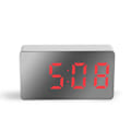 Miniatyrbild 1 av 11: Liten Mini Digital Väckarklocka för Resor med LED-Tids- eller Temperaturvisning, Snooze, Justerbar Ljusstyrka, Enkel Användning - NY Red One size