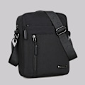 Miniatyrbild 8 av 10: Liten axelremsväska Nylon Multi Pocket Portabel pojkväska C1T4 Black One size