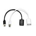 Miniatyrbild 6 av 11: OTG USB-C 3.1 Hane Typ-C till USB Adapter 3.0 A Hona Konverterare 2025 DataUS2025 white one-size