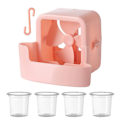Miniatyrbild 1 av 11: Fläkt Dimma Kyladapter, Golvkylare, Hushålls Hängande Is Kylning Artefakt Inomhus Rum Isbox Kan Skrivbord Hålla Golv Pink 1set