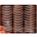 Miniatyrbild 1 av 11: Osynlig Andningsbar Dubbel Ögonlocks Patch Oliv Typ Dubbel Ögonlocks Patch T0V8 skin tone pointed