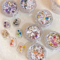 Miniatyrbild 6 av 11: Nagelkonst Tillbehör Netto Röd Sommar Färg Blommor Opal Konst Material Nagel Tillbehör Pulver L9j1 LP-349 1pcs