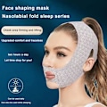 Miniatyrbild 4 av 11: Ansiktsformande Bandage V Ansiktslyftmask Uppstramande Mask Ansikte Nattlinjer Och Andningsbar Dag Y4l6 A 1PCS