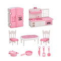 Miniatyrbild 11 av 11: Pedagogiska Leksaker Simulation Kök Badrum Pussel C5O7 Leksak O1Z7 S7A3 D6B5 kitchen 1set