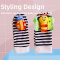 Miniatyrbild 11 av 11: Baby Skallror Leksaker Bitringar Tidig Utveckling Lärleksak Nyfödd Leksak Baby Pojke Flicka V9r8 multicolorB 4pcs