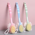 Miniatyrbild 9 av 11: Långt badborste Ryggskrubbare för dusch Loofah Svamp Kroppsryggborstar pink 2 in 1