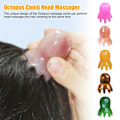 Miniatyrbild 2 av 11: Mini Massage Comb Harts Resin Bläckfisk Kam SPA Massage Comb д& Y1Y7 I3L2 Y9C2 green 1pcs