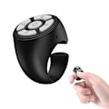 Miniatyrbild 9 av 11: Fingertopps Trådlös Bluetooth Fjärrkontroll, Kreativ Fjärrkontroll Scrollring, Trådlös Kamera Fjärrutlösare, Video Fjärrkontroll App Sida Vänd black one-size 2pcs