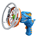Miniatyrbild 7 av 11: Dinosaurie-Bubbelpistol-Maskin-Bubbelblåsare-Leksak-för-Barns-Kul red one-size