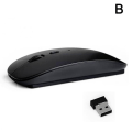 Miniatyrbild 1 av 11: Bluetooth trådlös optisk mus Ultratunn mode bärbar dator 2.4G black One-size