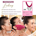 Miniatyrbild 2 av 11: 1/5X V Line Ansiktslyftmask Dubbelhakreducerare V Form Slimming UK pinkA 10g 2pcs