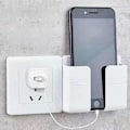 Miniatyrbild 9 av 11: Multifunktionell Telefonhållare Väggmonterad Organizer Förvaringsdocka Ställ Laddningsorganisator Kontroll M7f7 gray 1pcs