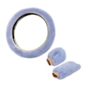 Miniatyrbild 11 av 11: Bilratt Skydd Vinter Bilratt Skydd Plysch Draghandtag Cov ∠ Blue Grey 3pcs
