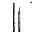 Miniatyrbild 1 av 11: 1X Kvinnor Eyeliner Flytande Eyeliner Penna Smink Vattentät Svart/Vit black One-size