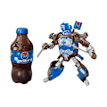 Miniatyrbild 1 av 11: Kreativ Läsk Transformers Leksak Coca-Cola Burk Modell Strids Mecha Robot Samurai Autobot I4U1 Blue One size