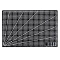 Miniatyrbild 1 av 11: A3, A4, A5 SKÄRMATTA HALKFRI SJÄLVLÄKANDE MED TRYCKTA RUTNÄT A3 Black 1pc
