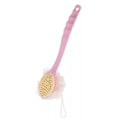 Miniatyrbild 1 av 11: Långt badborste Ryggskrubbare för dusch Loofah Svamp Kroppsryggborstar pink 2 in 1