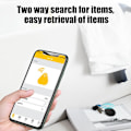 Miniatyrbild 2 av 11: Bärbar GPS-tracker för husdjur Anti-förlustenhet Bluetooth IOS-system a Black One size