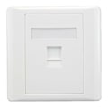 Miniatyrbild 7 av 11: LAN CAT6 Uttag Vägguttag Nätverk Ethernet Panel Frontplatta RJ45 H3O9 whiteB 86mm*86mm