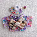 Miniatyrbild 1 av 11: Labubu 17cm V1 Plyschdocka Waifu Sitt Sitt Party Obi Kimono Kläder Docka Q1k9 Purple only clothes no doll