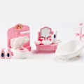 Miniatyrbild 8 av 11: Pedagogiska Leksaker Simulation Kök Badrum Pussel C5O7 Leksak O1Z7 S7A3 D6B5 bathroom 1set