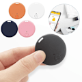 Miniatyrbild 4 av 11: Bärbar GPS-tracker för husdjur Anti-förlustenhet Bluetooth IOS-system a Black One size