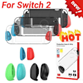 Miniatyrbild 8 av 11: För Nintendo Switch 2 (2025) NS 2 Dockningsbar Delad Skal Skyddsfodral ~HET~REA! black grip Transparent shell
