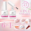 Miniatyrbild 11 av 11: 6-i-1 Multifunktionellt Nagellim Nagelkonst Förstärkt Snabb Lagningsvätska Förlängning N2
