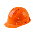 Miniatyrbild 1 av 11: Förtjockad V-formad ABS säkerhetshjälm, skyddshjälm för byggarbetsplatser[ orange One size
